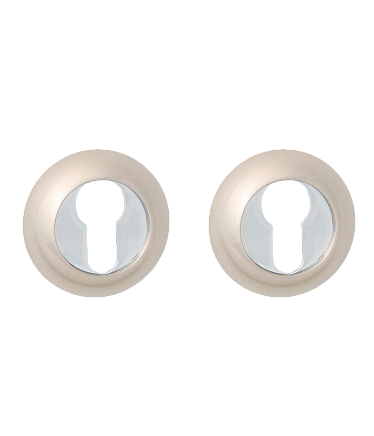 Накладки на ключевой цилиндр Накладка под цилиндр TANDOOR TDAL ET-08 SN/CP 